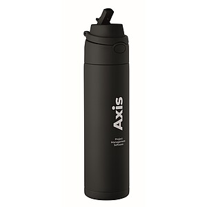 Dvojstenná fľaša 500 ml, čierna
