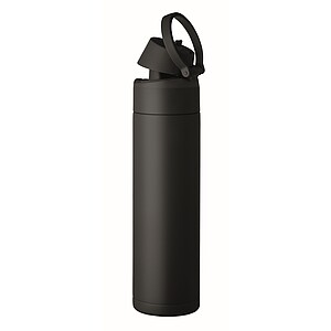 Dvojstenná fľaša 500 ml, čierna