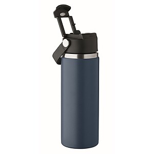Dvojstenná fľaša 500 ml, námornícka modrá