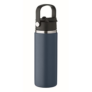 Dvojstenná fľaša 500 ml, námornícka modrá
