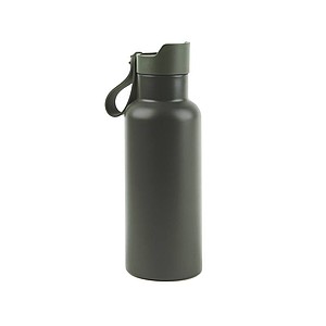 Dvojstenná fľaša na pitie 500ml, zelená