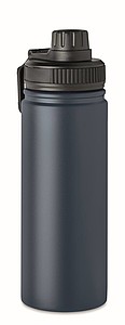 Dvojstenná fľaša z nerezu, 500 ml, navy