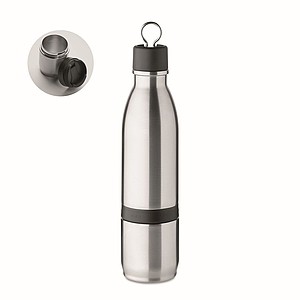 Dvojstenná izolovaná fľaša na pitie 500ml s odnímateľným pohárom 310ml