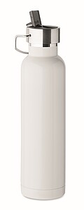 Dvojstenná vákuovo izolovaná fľaša 660 ml, biela