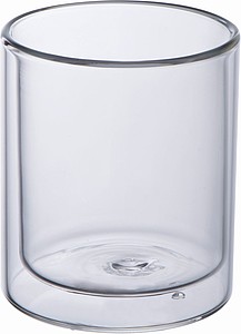 Dvojstenný sklenený šálka na cappuccino, 200ml