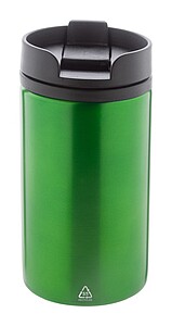 Dvojstenný termohrnček, 250 ml, zelená