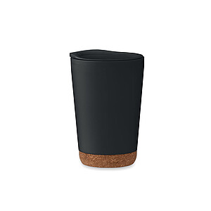Dvojstenný termohrnček 300 ml, čierna