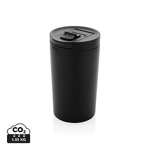 Dvojstenný termohrnček, 300 ml, čierny