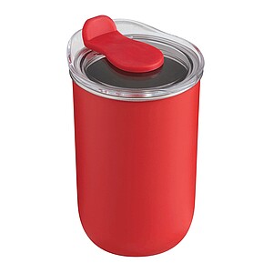 Dvojstenný termohrnček 350 ml, červená