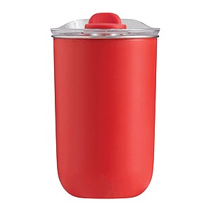 Dvojstenný termohrnček 350 ml, červená