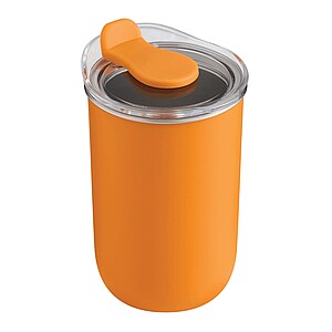 Dvojstenný termohrnček 350 ml, oranžová