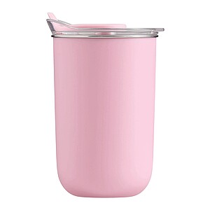 Dvojstenný termohrnček 350 ml, ružová