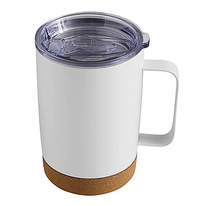 Dvojstenný vakuový termohrnček 350 ml, biely