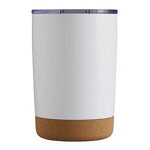 Dvojstenný vakuový termohrnček 350 ml, biely