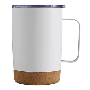 Dvojstenný vakuový termohrnček 350 ml, biely