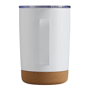 Dvojstenný vakuový termohrnček 350 ml, biely