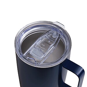 Dvojstenný vakuový termohrnček 350 ml, modrý