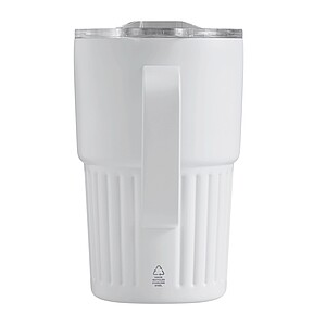 Dvojstenný vakuový termohrnček 450 ml, biely