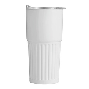 Dvojstenný vakuový termohrnček 600 ml, biely