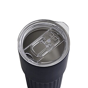 Dvojstenný vakuový termohrnček 600 ml, modrý