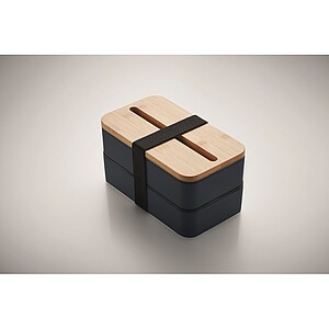 Dvoupatrová krabička na jídlo, námořní modrá