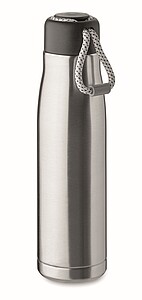 Dvoustěnná láhev 500 ml, stříbrná
