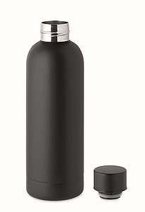 Dvoustěnná láhev na pití, 500ml, černá