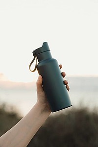 Dvoustěnná láhev na pití 500ml, modrá