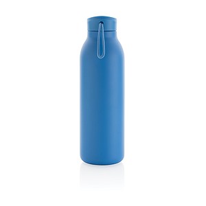 Dvoustěnná láhev na pití 500ml, z recyklované nerez oceli, světle modrá