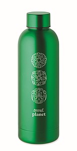 Dvoustěnná láhev na pití, 500ml, zelená
