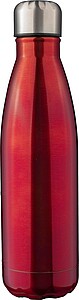 Dvoustěnná lahev z nerezové oceli 500 ml, červená