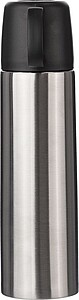 Dvoustěnná láhev z nerezové oceli, 500 ml, stříbrná