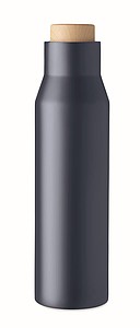 Dvoustěnná láhev z nerezové oceli, objem 500 ml, tmavě modrá