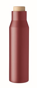 Dvoustěnná láhev z nerezové oceli, objem 500 ml, vínová