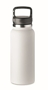 Dvoustěnná nerezová láhev, 970ml, bílá