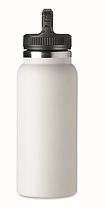 Dvoustěnná nerezová láhev, 970ml, bílá