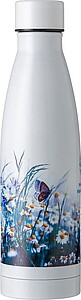 Dvoustěnná nerezová láhev na pití, 500ml, bílá