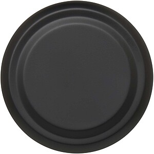 Dvoustěnná nerezová termoláhev o objemu 450 ml s čajovým sítkem, černá