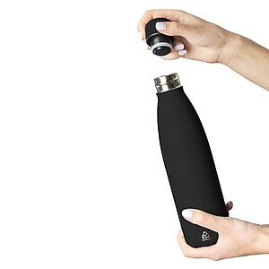 Dvoustěnná nerezová termoska 500 ml, černá