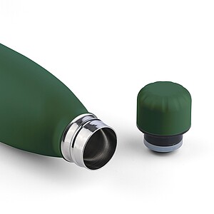 Dvoustěnná nerezová termoska 500 ml, tmavě zelená