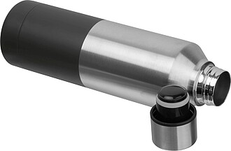 Dvoustěnná termoska z nerezové oceli 750 ml, černá