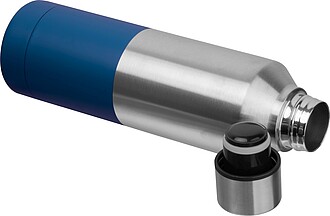 Dvoustěnná termoska z nerezové oceli 750 ml, tmavě modrá