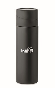 Dvoustěnná vakuová láhev 420 ml, černá