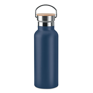 Dvoustěnná vakuová termoska z nerezové oceli, objem 500 ml, námořní modrá