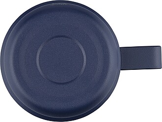 Dvoustěnný hrnek z recyklované nerezové oceli, 180 ml, modrá