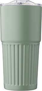 Dvoustěnný hrnek z recyklované nerezové oceli 500 ml, zelená