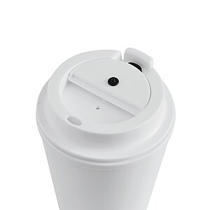 Dvoustěnný izolovaný termohrnek 350 ml, bílá