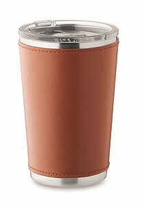 Dvoustěnný kelímek 350 ml, hnědá