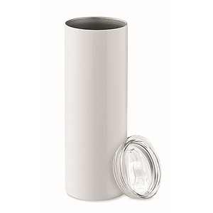 Dvoustěnný nerezový hrnek s víčkem, 590ml, vhodný pro sublimaci