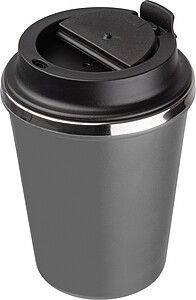 Dvoustěnný nerezový termohrnek 350 ml, šedá